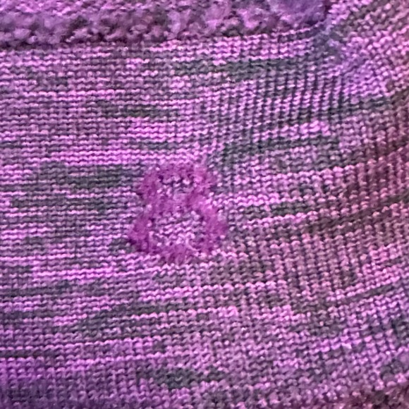 Lululemon Swiftly Tech Racerback in Black / Chilled Grape Sz 8 - Picture 10 of 11